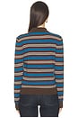 view 3 of 5 GILET LYVIA in Tealwood Stripe