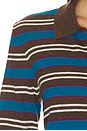 view 5 of 5 GILET LYVIA in Tealwood Stripe