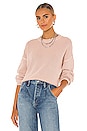 view 1 of 4 Frances Cropped Sweater in Dusty Pink