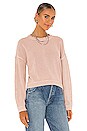 view 2 of 4 Frances Cropped Sweater in Dusty Pink