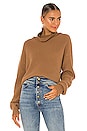 view 1 of 4 Brandy Turtleneck Pullover in Walnut