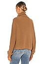 view 3 of 4 Brandy Turtleneck Pullover in Walnut
