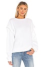 view 1 of 4 Lenora Flange Sweatshirt in Le Blanc