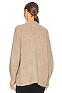 view 3 of 4 Carlen Mock Neck Sweater in Taupe