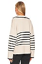 view 3 of 4 PULL KARINA in Midnight Dove Stripe