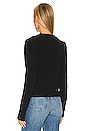 view 3 of 4 Eddison Puff Sleeve Sweater in Midnight