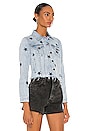 view 3 of 5 Brando Navy Star Denim Jacket in Navy Zodiac
