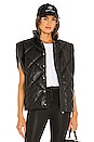 view 2 of 6 Callista Long Sleeve Puffer Jacket & Vest in Noir