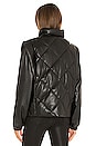 view 5 of 6 Callista Long Sleeve Puffer Jacket & Vest in Noir