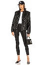 view 6 of 6 Callista Long Sleeve Puffer Jacket & Vest in Noir
