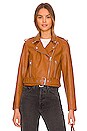 view 2 of 5 Tracy Moto Jacket in Cognac