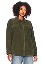 view 2 of 5 Mandy Oversized Shacket in Pine