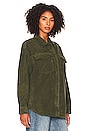 view 3 of 5 Mandy Oversized Shacket in Pine