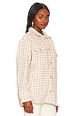view 3 of 5 Libby Shirt Jacket in Clay Houndstooth