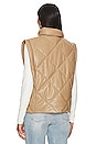 view 4 of 5 Candice Puffer Vest in Chai