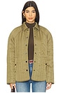 view 1 of 5 Sawyer Quilted Barn Jacket in Olive