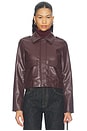 view 1 of 5 Bex Shrunken Jacket in Cabernet