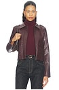 view 2 of 5 Bex Shrunken Jacket in Cabernet
