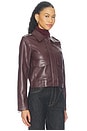 view 4 of 5 Bex Shrunken Jacket in Cabernet