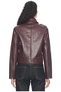 view 5 of 5 Bex Shrunken Jacket in Cabernet