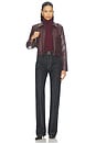 view 6 of 5 Bex Shrunken Jacket in Cabernet