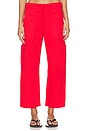 view 1 of 6 PANTALON SABRINA in Maraschino