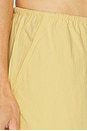 view 6 of 6 Theo Drawstring Poplin Pant in Light Tumeric