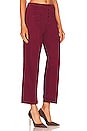 view 2 of 4 Tammy High Rise Trouser in Merlot