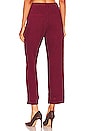 view 3 of 4 Tammy High Rise Trouser in Merlot