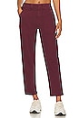 view 1 of 4 Pamela High Rise Straight Trouser in Bordeaux