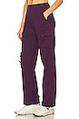 view 3 of 5 Bobbie Utility Pant in Washed Aubergine