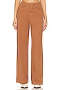 view 1 of 4 Jasmine High Rise Wide Leg Trouser in Sepia