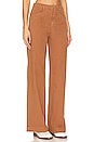 view 2 of 4 Jasmine High Rise Wide Leg Trouser in Sepia