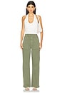 view 5 of 6 PANTALON NICOLE in Soft Olive