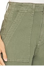 view 6 of 6 PANTALON NICOLE in Soft Olive