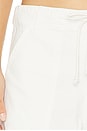 view 6 of 6 Sabrina Curved Utility Pant in White