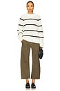 view 5 of 6 Tori Bowed Utility Pant in Sequoia