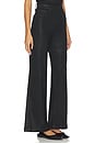 view 2 of 6 Lana High Rise Ultra Wide Leg in Coated Noir