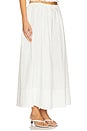 view 2 of 6 Noelle Poplin Maxi Skirt in Le Blanc