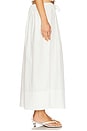 view 3 of 6 Noelle Poplin Maxi Skirt in Le Blanc