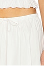 view 6 of 6 Noelle Poplin Maxi Skirt in Le Blanc