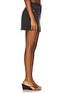view 4 of 7 Daisy Low Slung Mini Skirt in Caviar