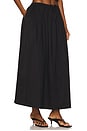 view 2 of 6 Noelle Poplin Maxi Skirt in Noir