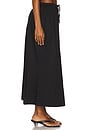 view 3 of 6 Noelle Poplin Maxi Skirt in Noir