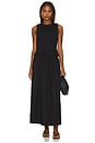 view 5 of 6 Noelle Poplin Maxi Skirt in Noir