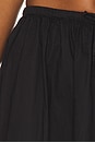 view 6 of 6 Noelle Poplin Maxi Skirt in Noir