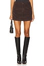 view 1 of 6 Uma High Rise Mini Skirt in Mocha