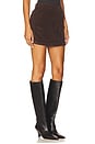 view 2 of 6 Uma High Rise Mini Skirt in Mocha