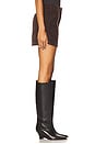 view 3 of 6 Uma High Rise Mini Skirt in Mocha