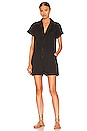 view 1 of 3 Parker Short Sleeve Romper in Fade to Black